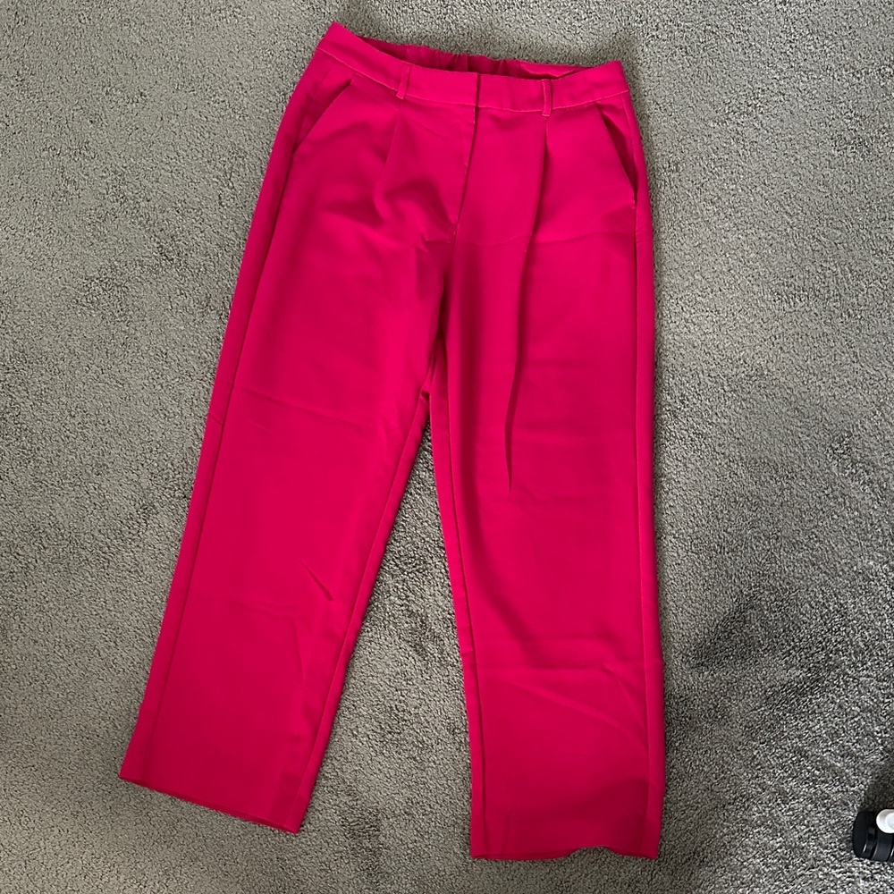 Old Navy Fuchsia Wide-Leg Trousers